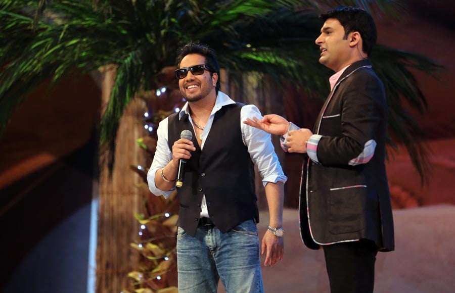 Mika Singh and Kapil Sharma