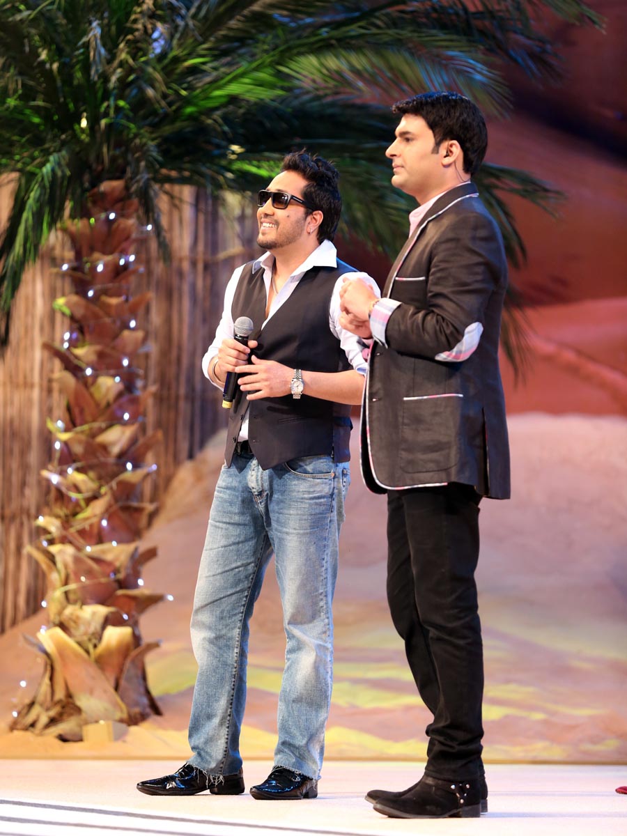 Mika Singh and Kapil Sharma