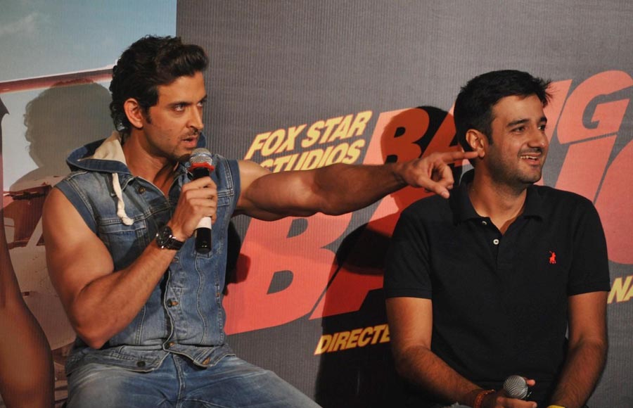 Hrithik Roshan and director Siddharth Anand