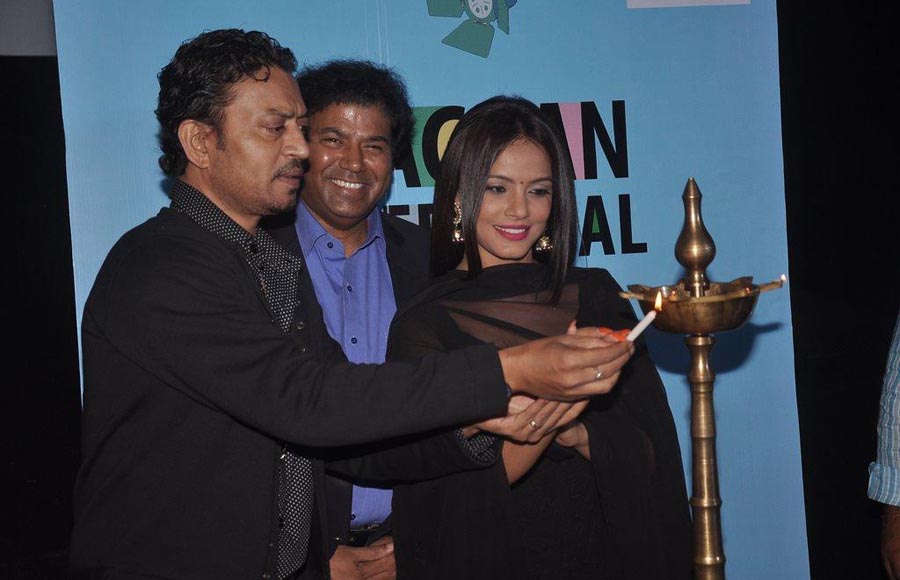 Irrfan Khan and Neetu Chandra