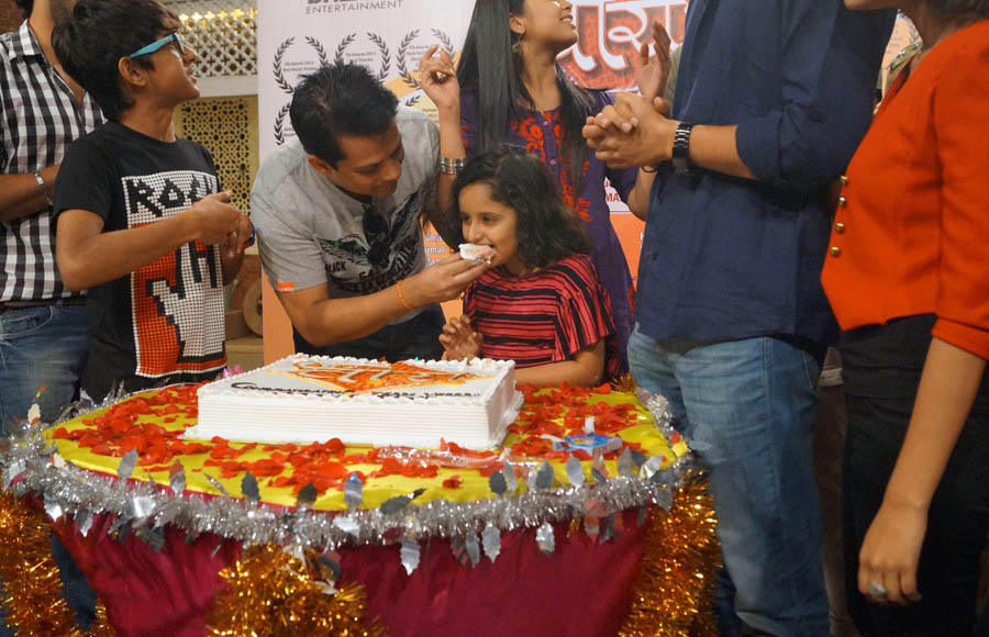 Cake cutting: Veera completes two years