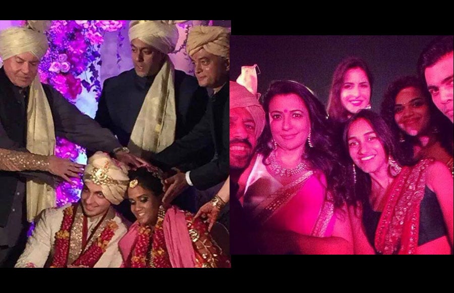 Wedding pics of Arpita Khan