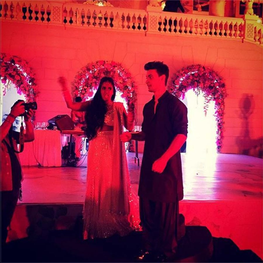 Wedding pics of Arpita Khan