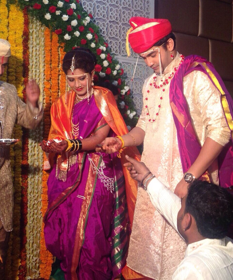 Wedding pics of Madhav Deochake