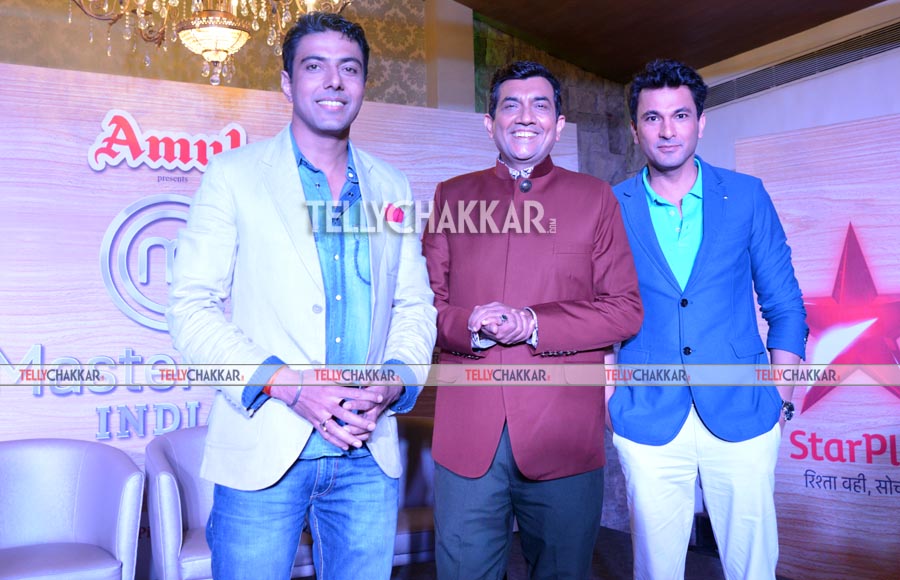 Chef Sanjeev Kapoor ,Chef Vikas Khanna and Chef Ranveer Brar