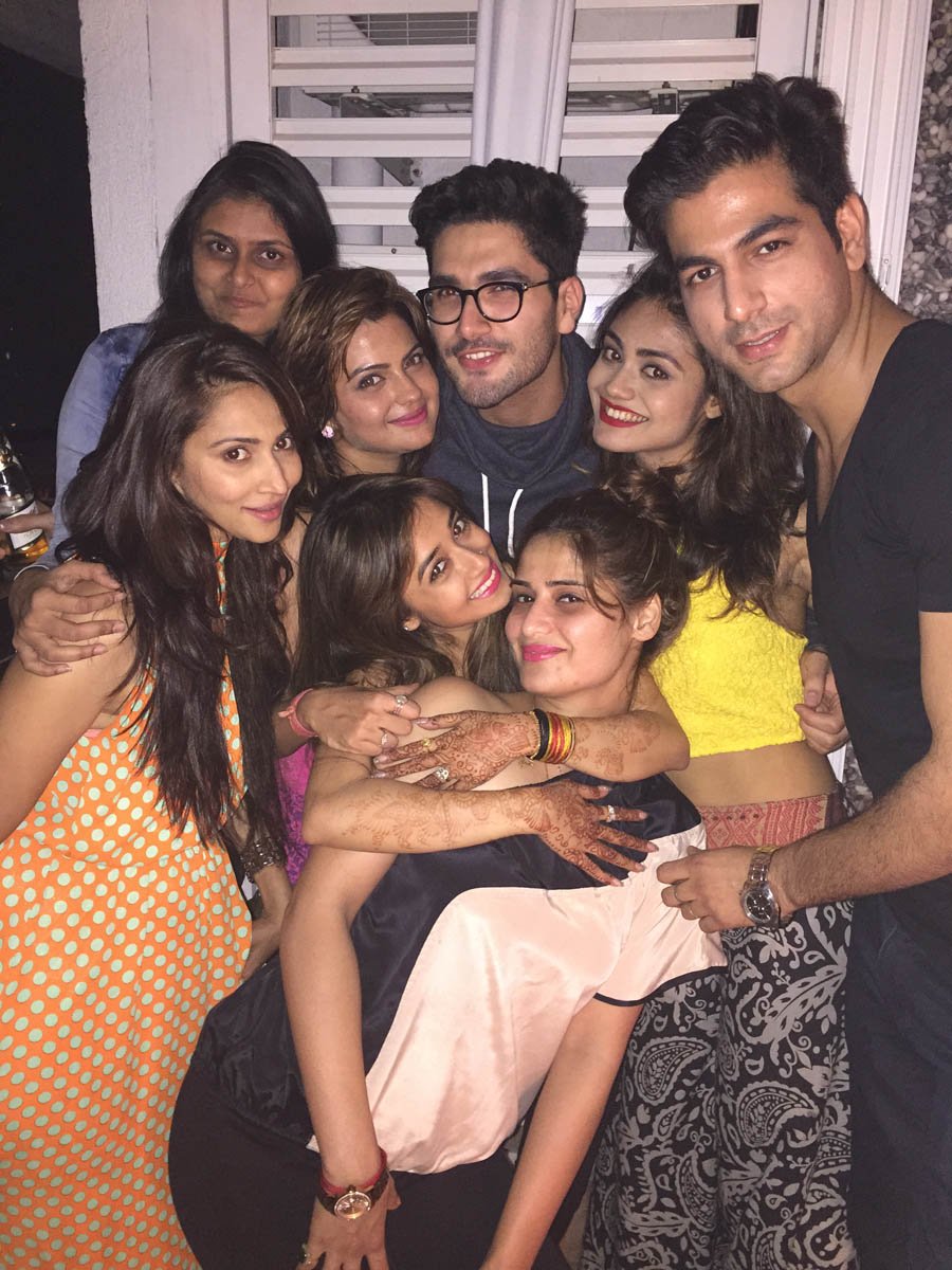 Tina Dutta's private party