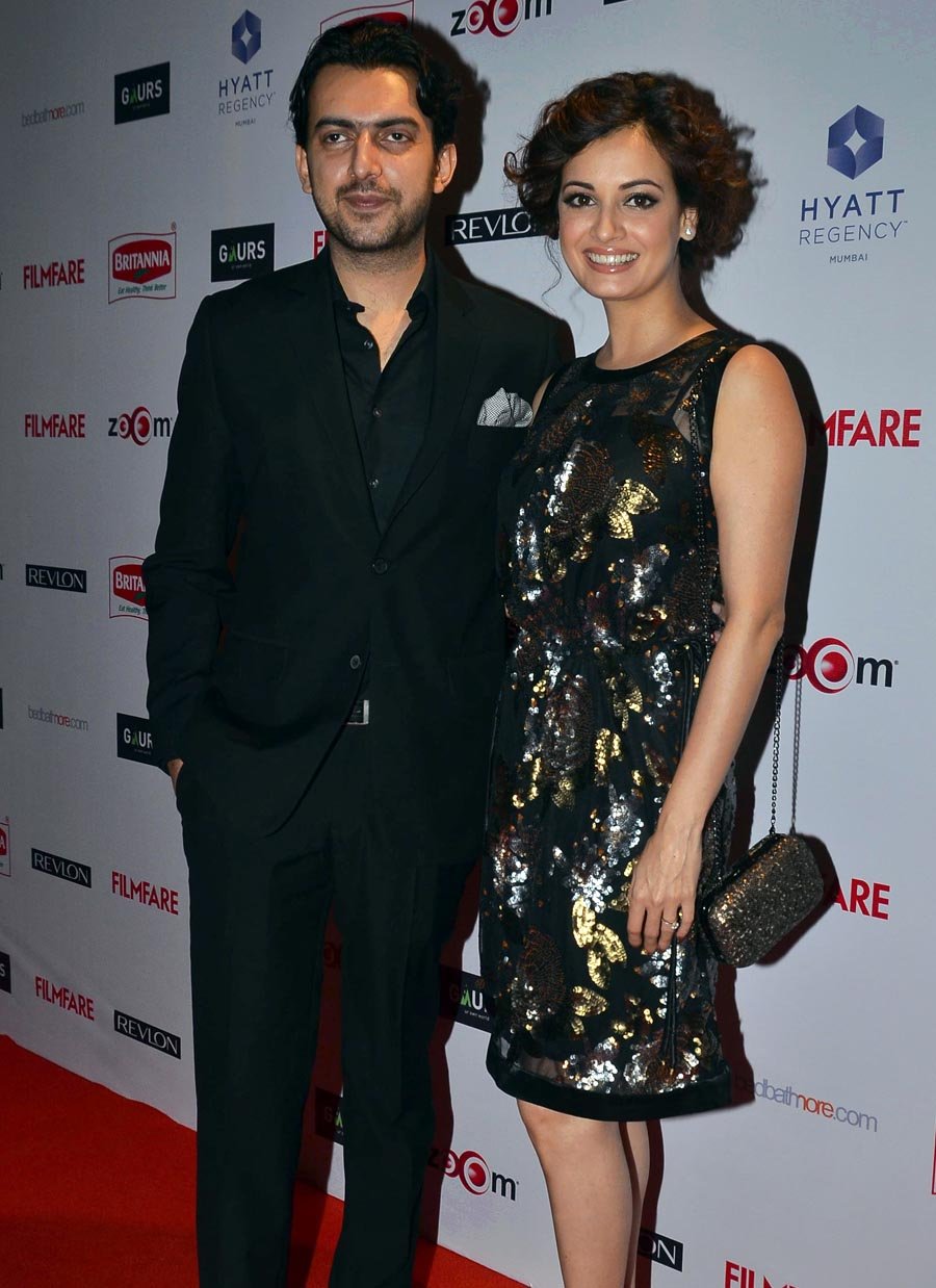 Sahil Sangha with Dia Mirza