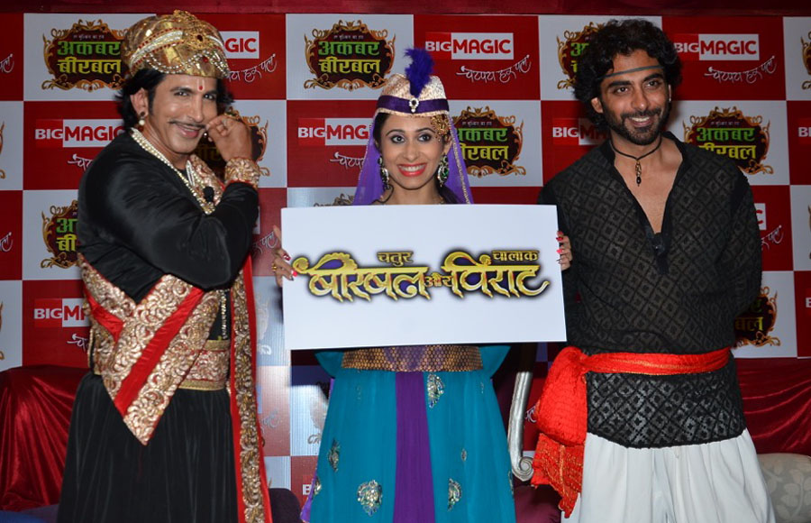 Vishal Kotian (Birbal), Kishwer Merchantt (Urvashi) and Rohit Khurana (Viraat)