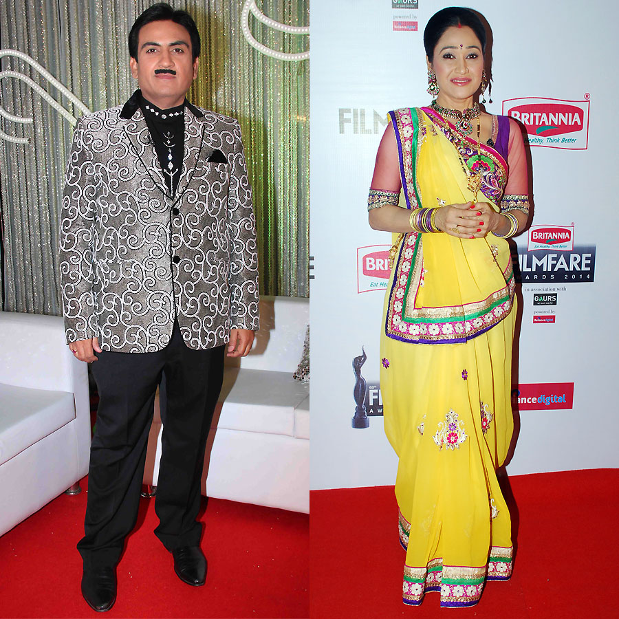 Dilip Joshi and Disha Vakani