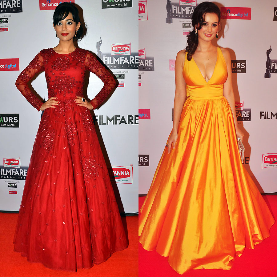 Amrita Rao and Evelyn Sharma