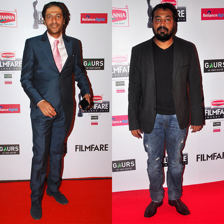 Chunky Pandey and Anurag Kashyap