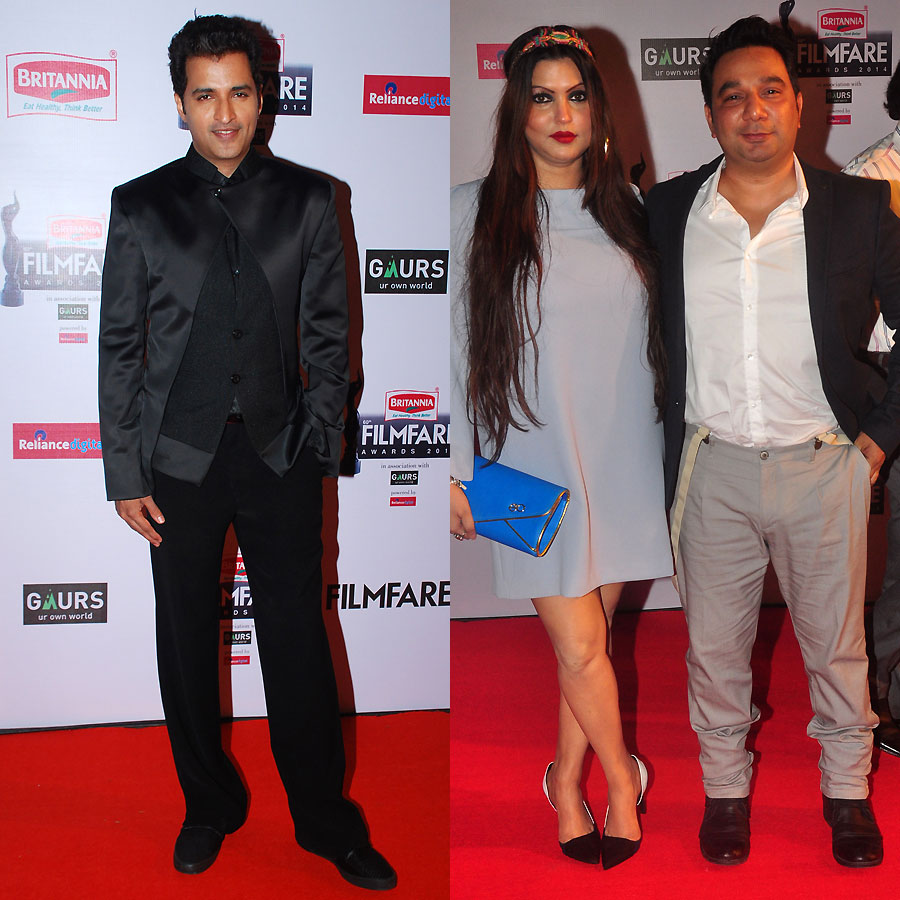 Ganesh Hegde and Ahmed Khan with wife