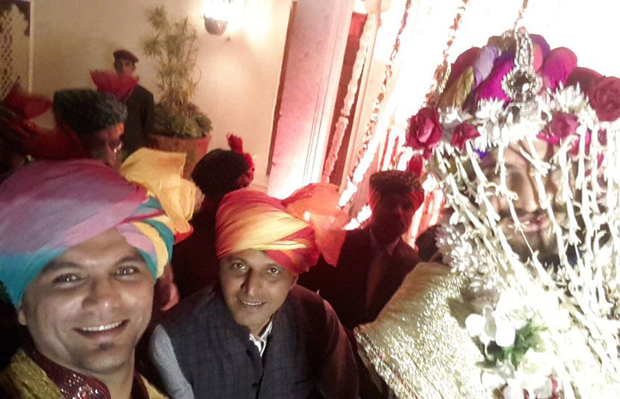 Wedding pics of Rajat Tokas