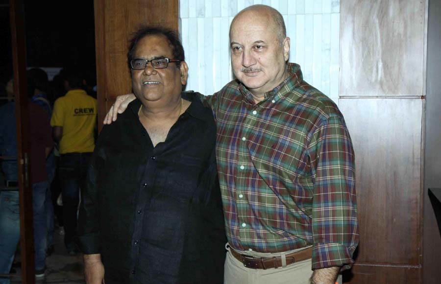 Satish Kaushik and Anupam Kher