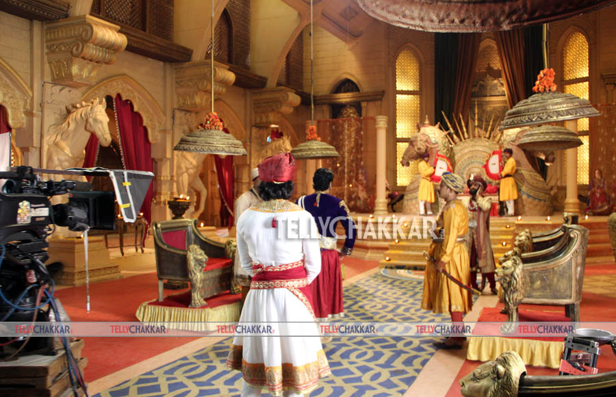 On the sets of Maharana Pratap