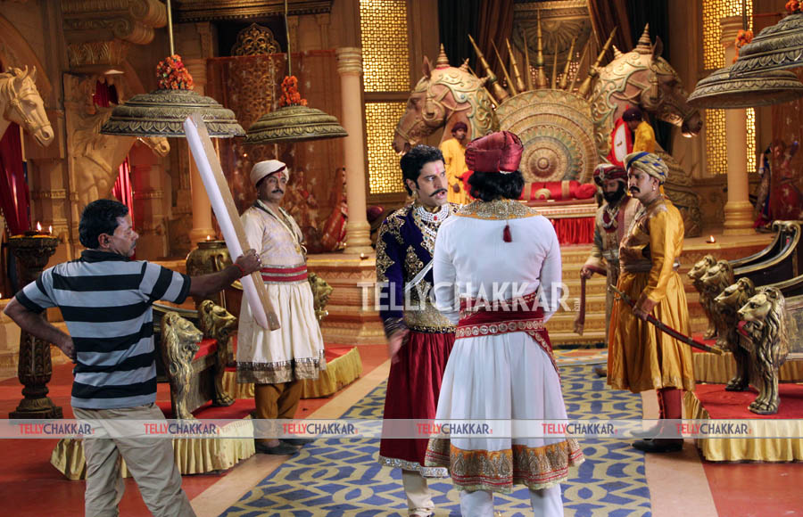 On the sets of Maharana Pratap