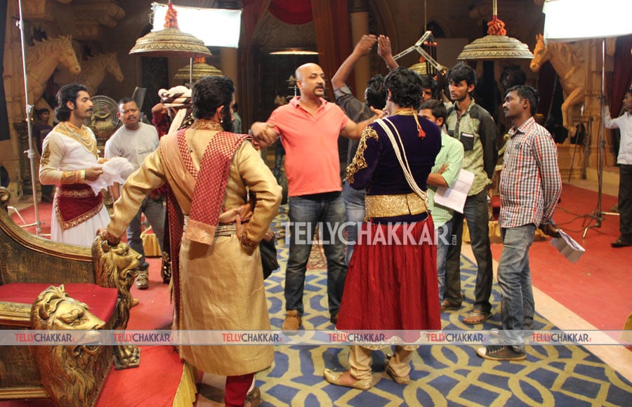 On the sets of Maharana Pratap