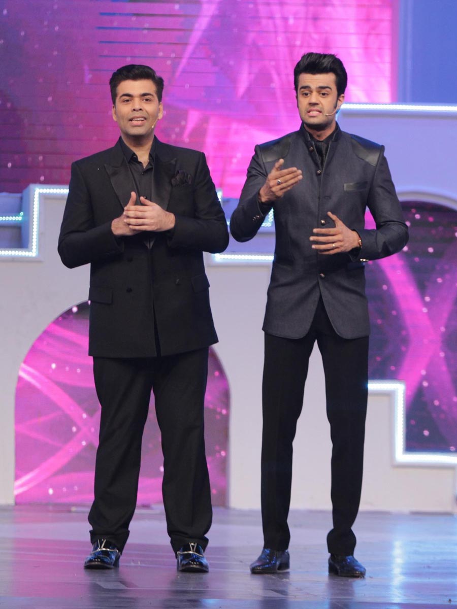 Karan Johar and Manish Paul