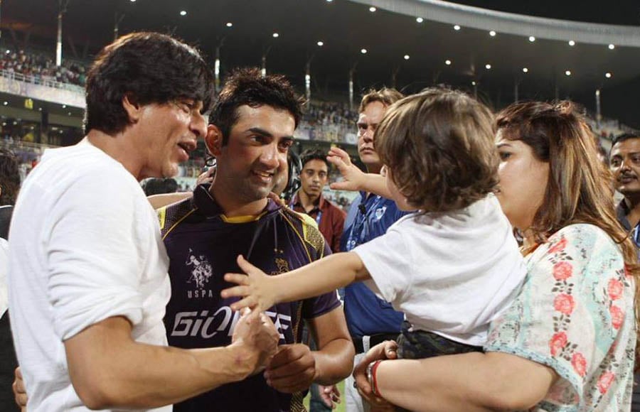 Gautam Gambhir,Shah Rukh Khan,Abram Khan