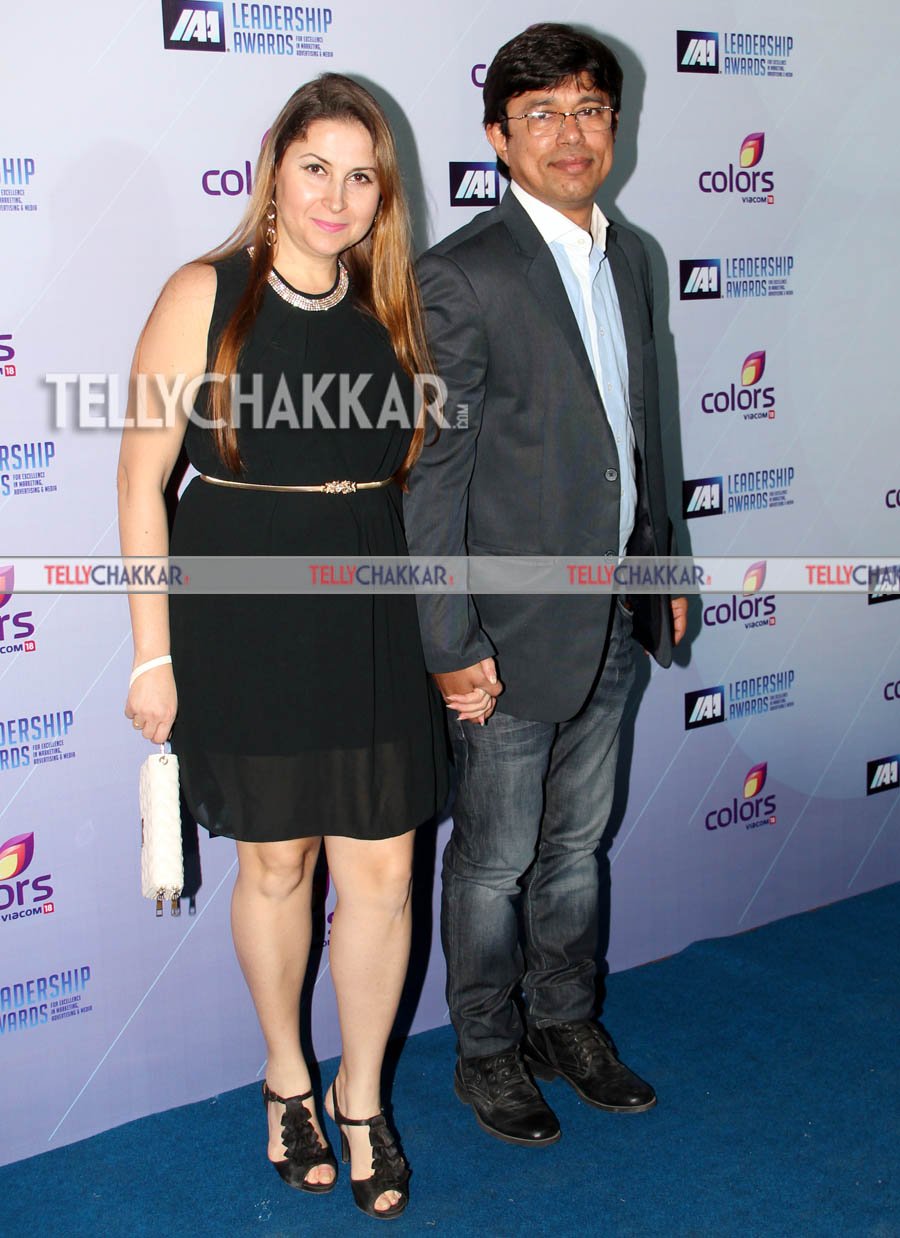 Anil Wanvari (Indiantelevision.com-Founder, CEO & Editor in chief) with wife Larysa Wanvari