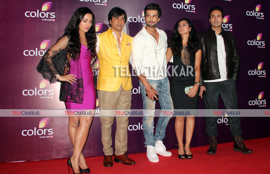 Sana Khan, Rajev Paul, Raqesh Vashishth with Ridhi Dogra and Iqbal Khan