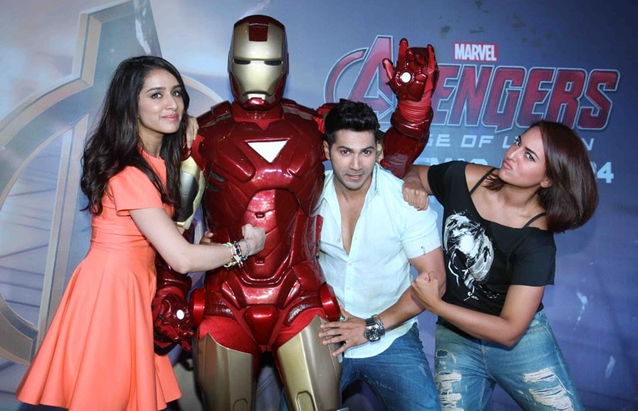 Sharddha Kapoor, Varun Dhawan and Sonakshi Sinha