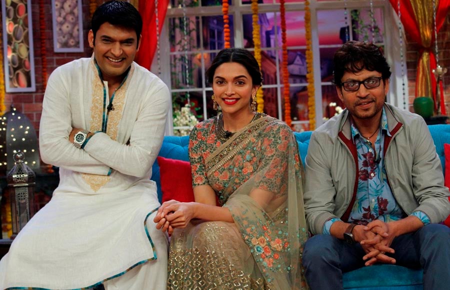 Kapil Sharma, Deepika Padukone and Irrfan Khan