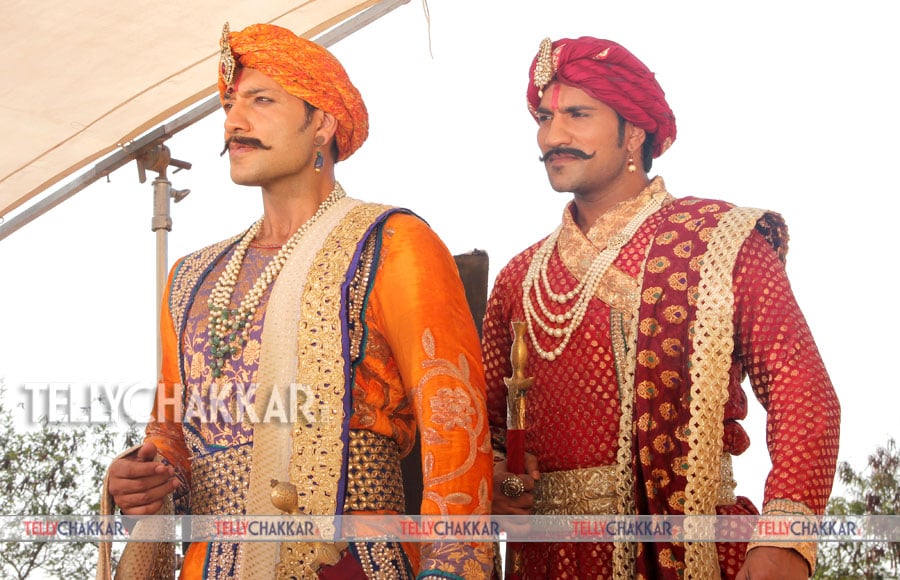 On the sets of Sony TV's Maharana Pratap