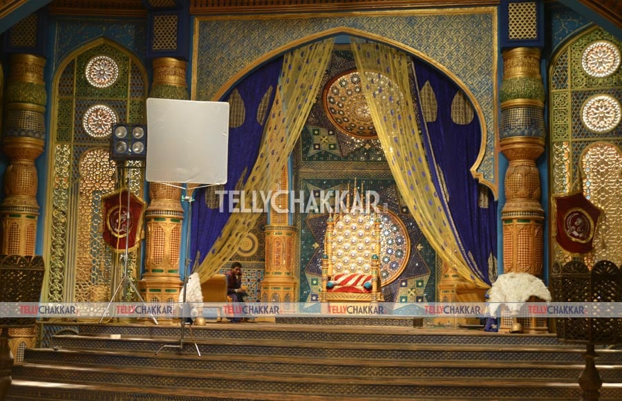 On the sets of &TV's Razia Sultan