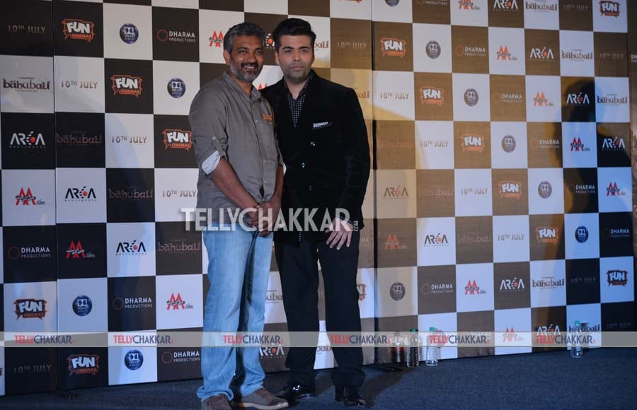 Director S. S. Rajamouli and Karan Johar