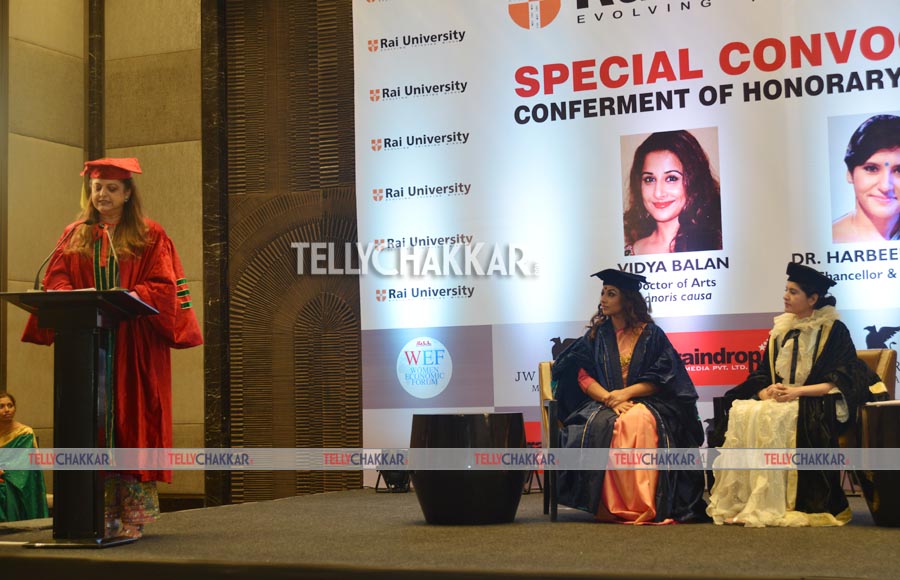 Vidya Balan awarded honorary doctorate