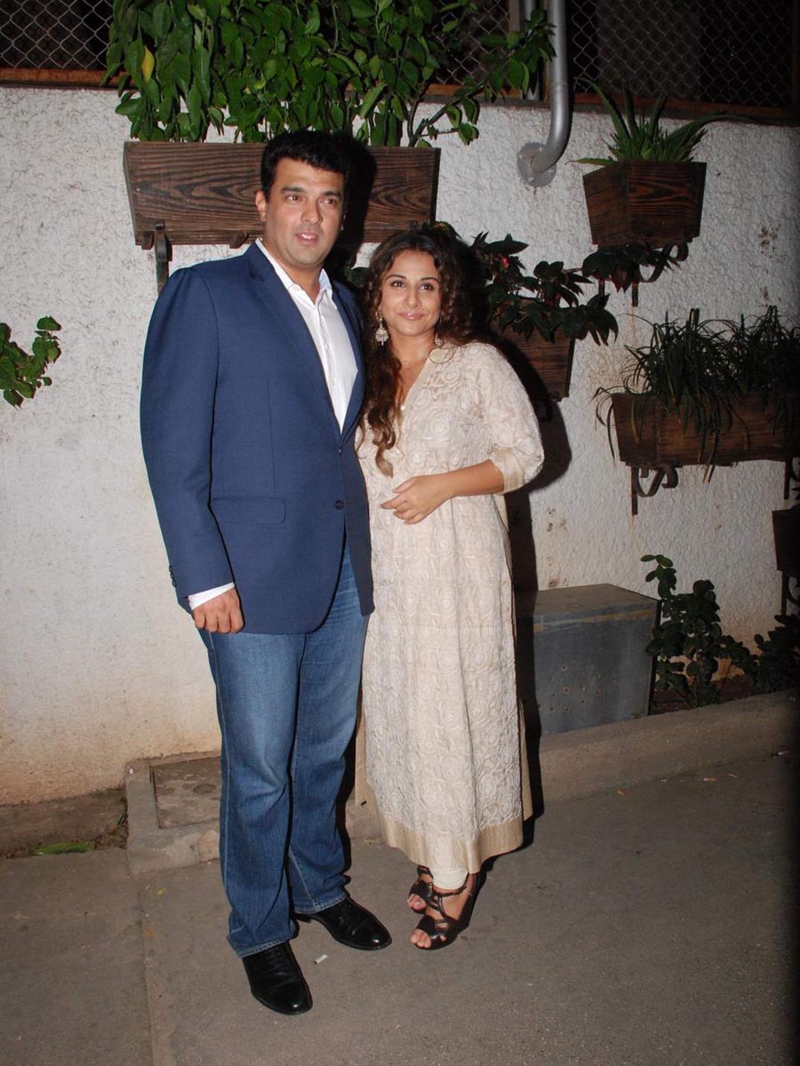 Siddharth Roy Kapoor and Vidya Balan