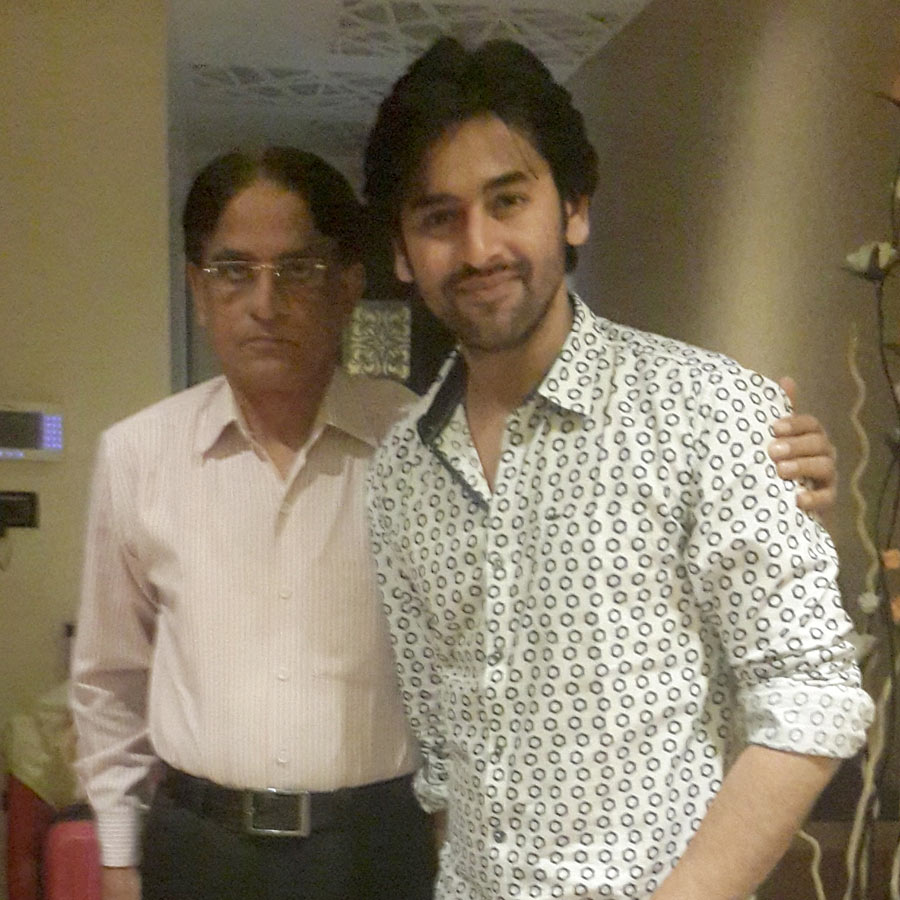 Shashank Vyas with father