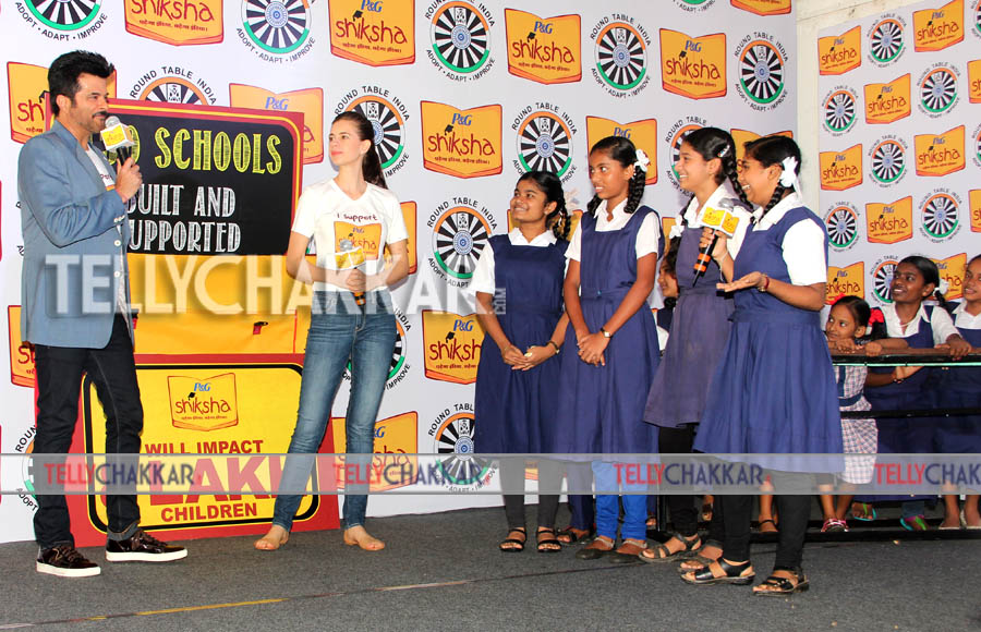 Anil Kapoor and Kalki pledge to support P&G Shiksha