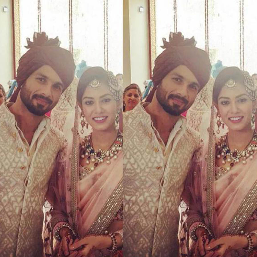 Shahid Kapoor and Meera Rajput