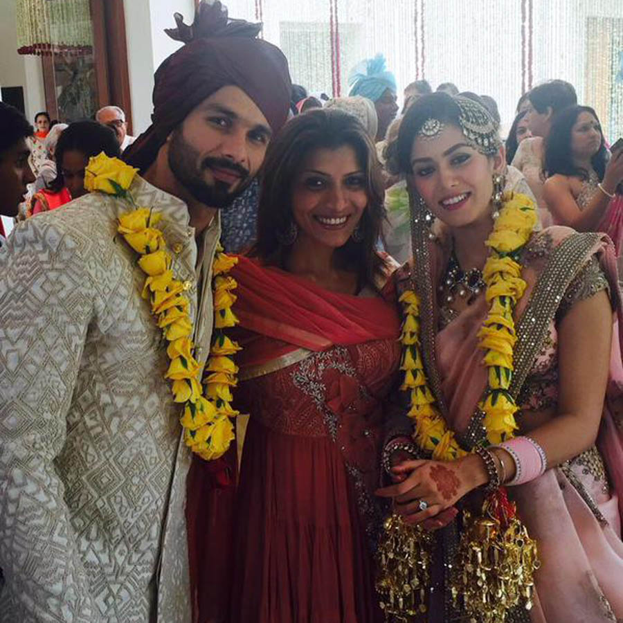 Shahid Kapoor and Meera Rajput