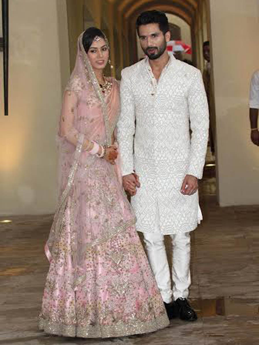 Shahid Kapoor and Meera Rajput