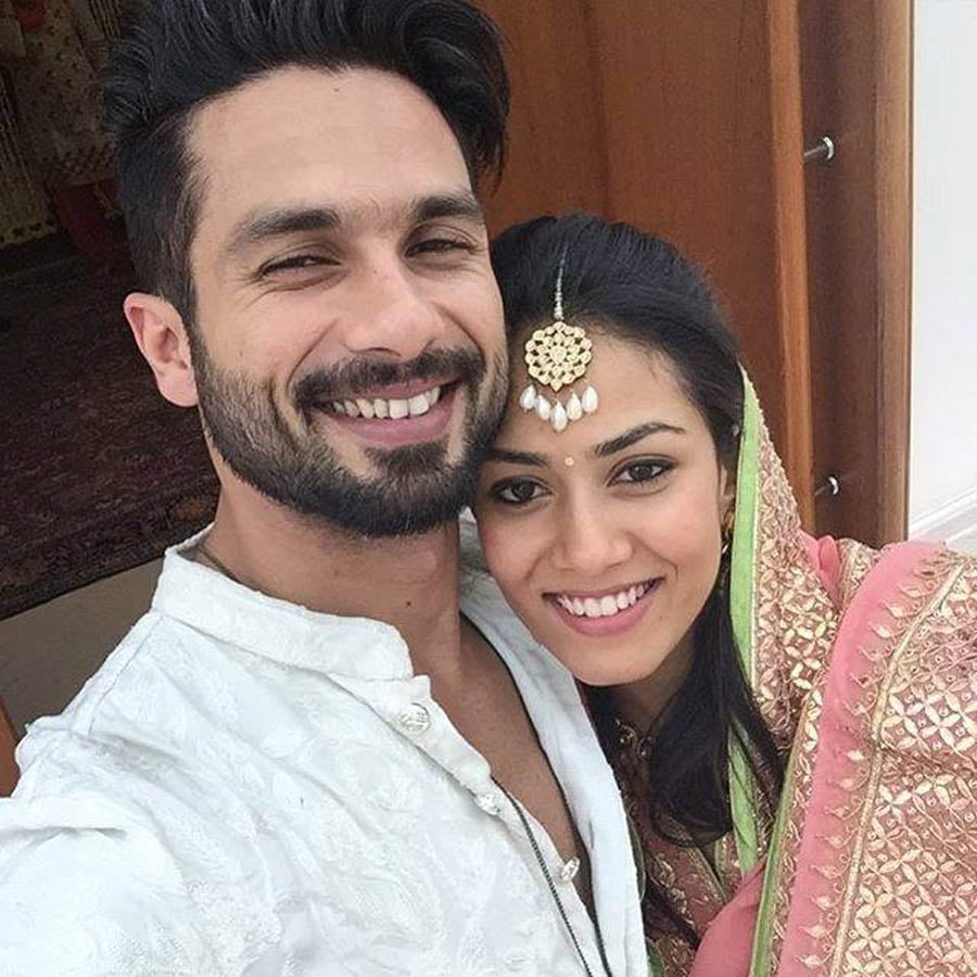 Shahid Kapoor and Meera Rajput