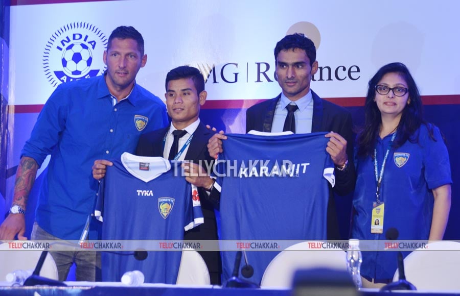 Celebs at Indian Super League Player Auction And Draft