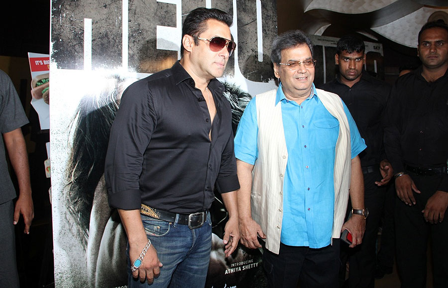Salman Khan and Subhash Ghai