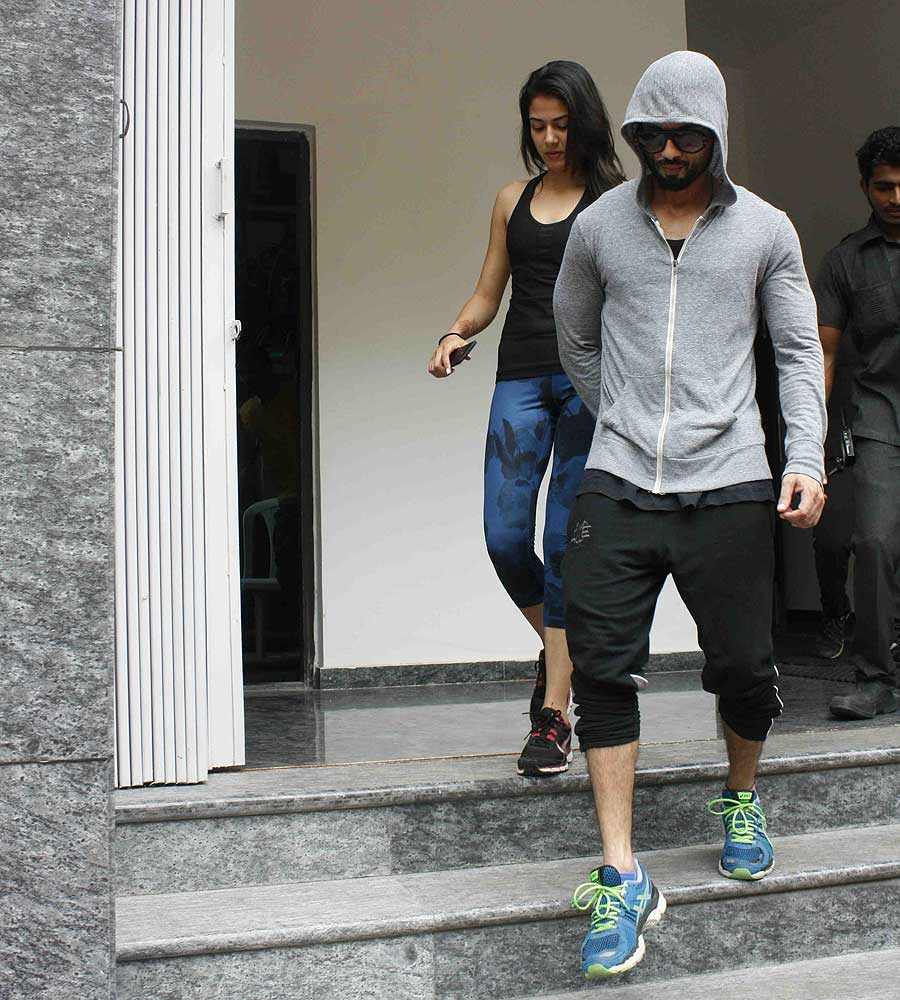 Shahid Kapoor and Mira Rajput