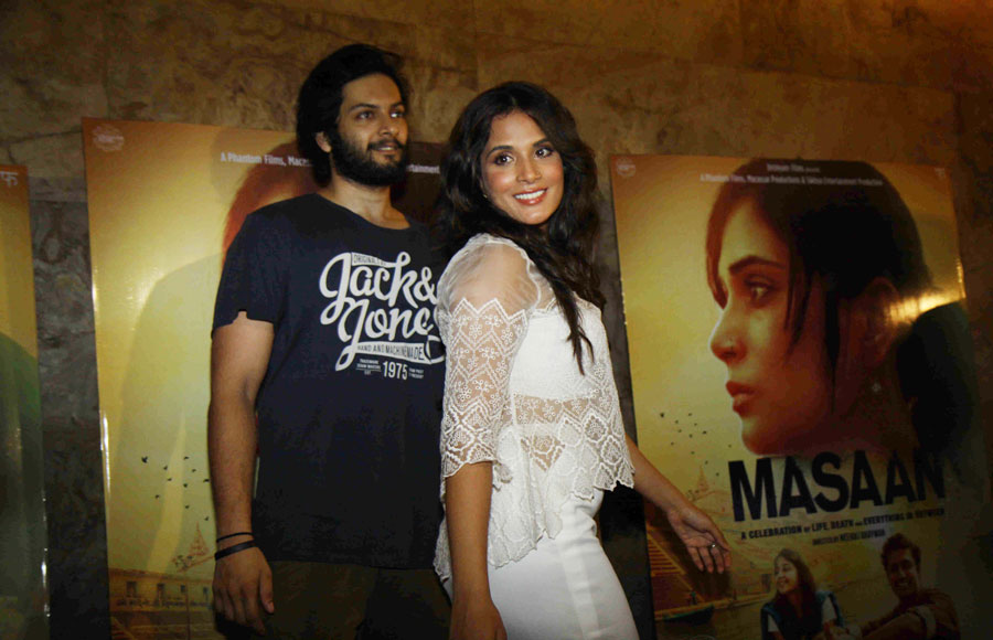 Ali Fazal and Richa Chadda