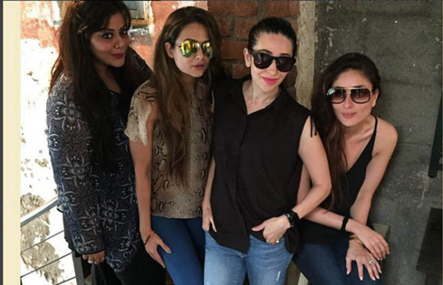 Kareena Kapoor, Karisma Kapoor and Amrita Arora