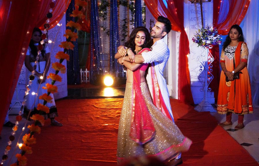 Krystle Dsouza and Karan Tacker