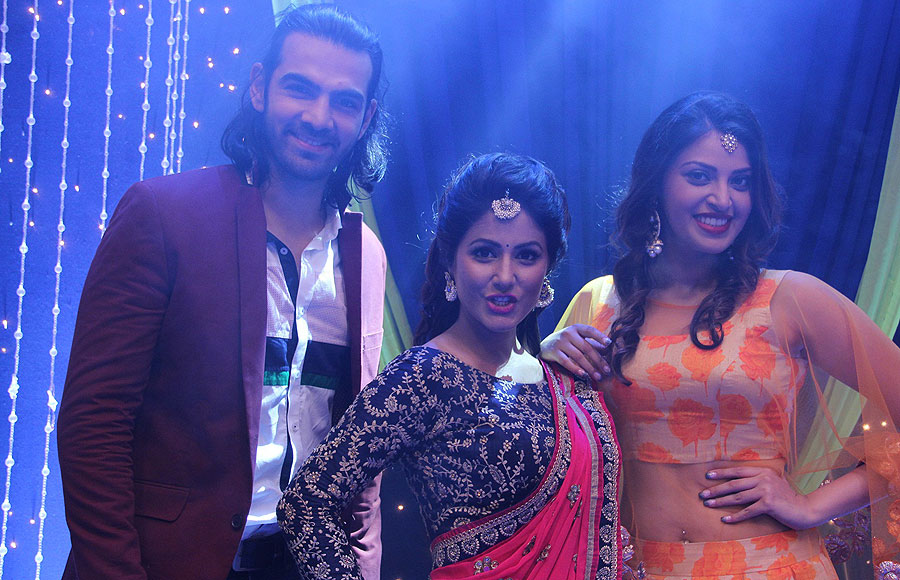 Karan V Grover, Anushka Ranjan and Hina Khan