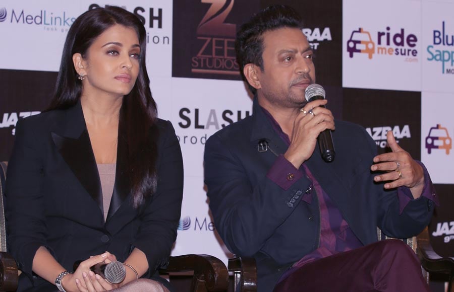 Aishwarya Rai Bachchan and Irrfan Khan