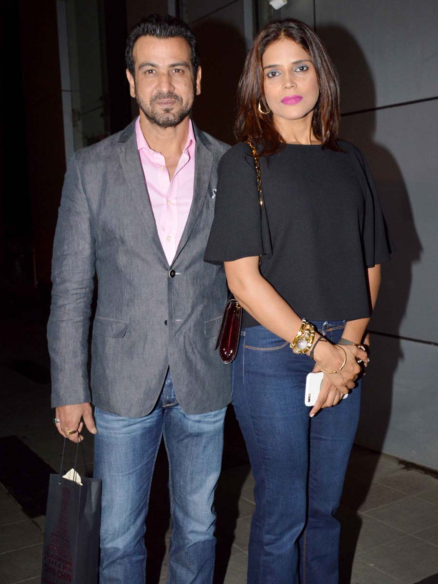 Ronit Roy with wife Neelam