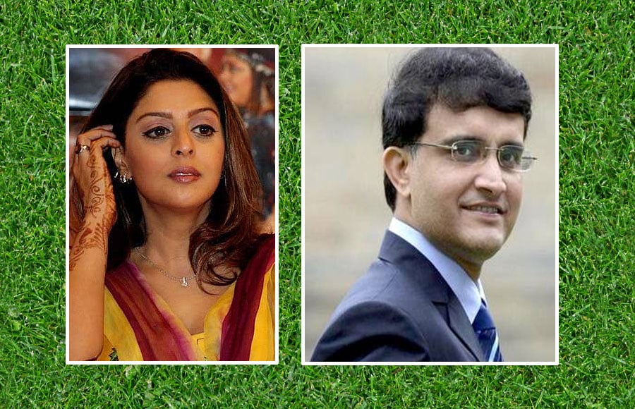 Nagma and Sourav Ganguly