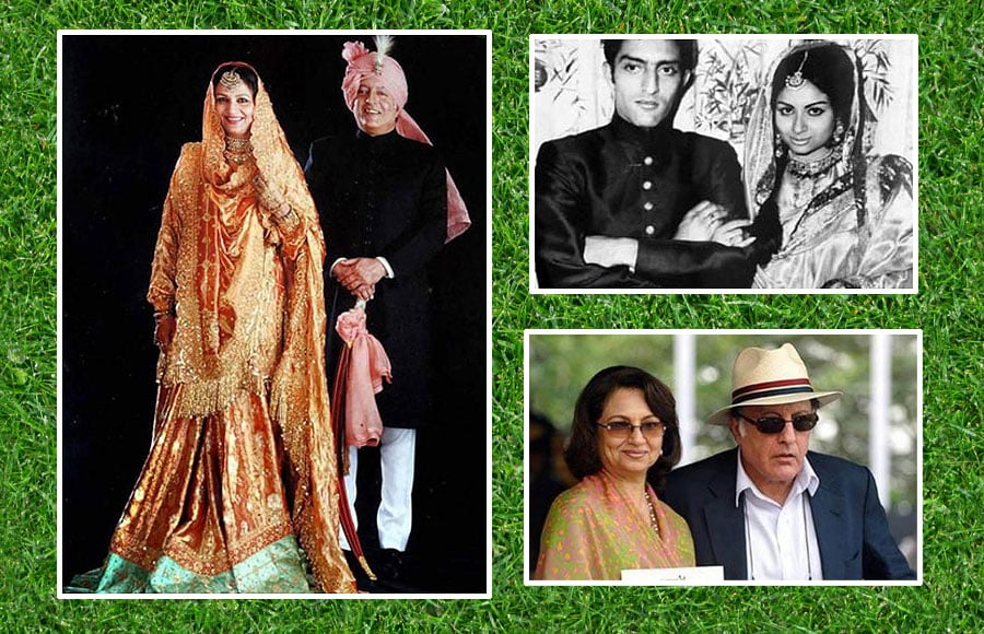 Sharmila Tagore and Mansoor Ali Khan Pataudi