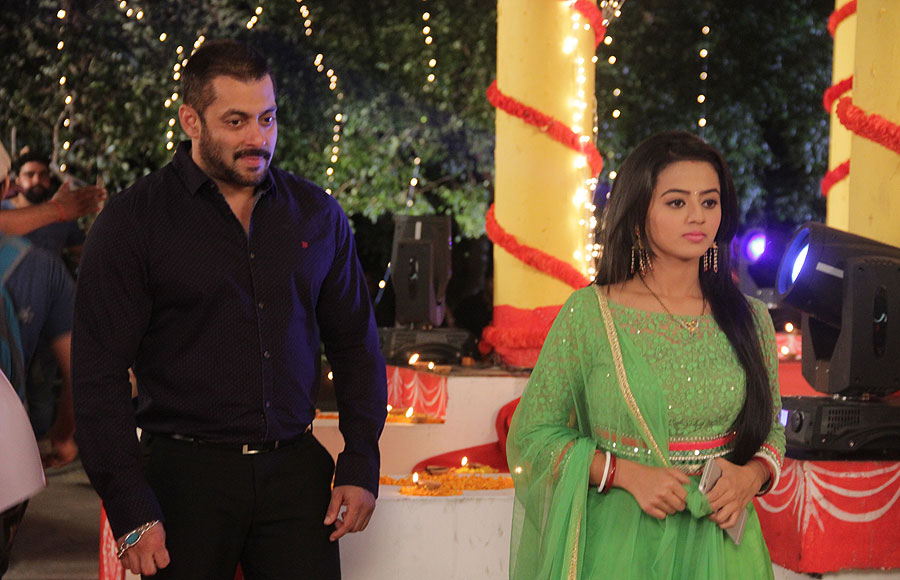 Salman-Sonam on the set of Swaragini and Sasural Simar Ka